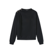 Shoulder Button Sweatshirt