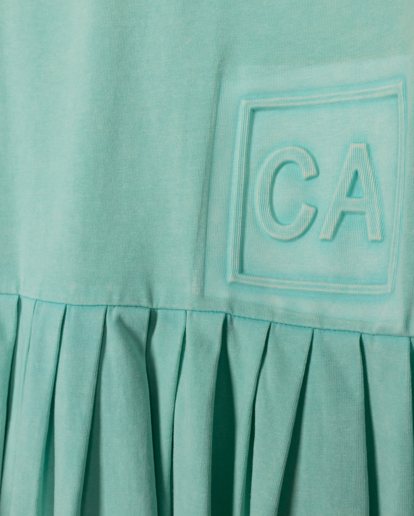 Reverse Embossed Wash Dress