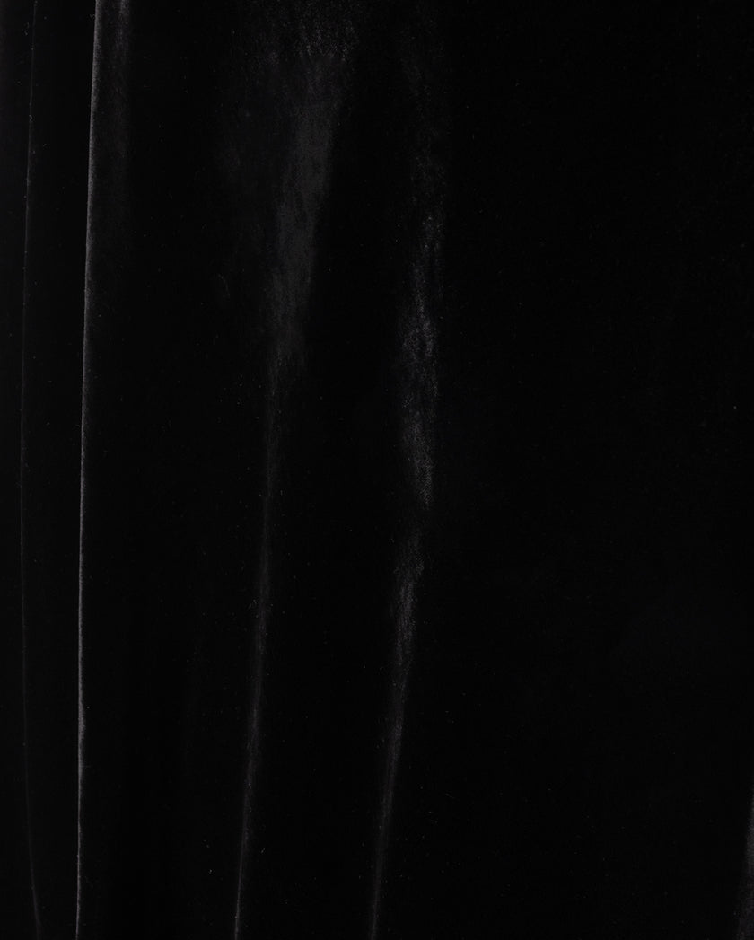 Velvet Maxi Slip Skirt