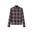 Plaid Fitted Turtlenecks