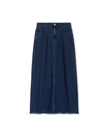 Stretchy Denim Maxi Skirt