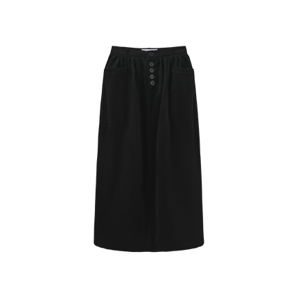 Corduroy Pocket Midi Skirt