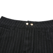 Denim Pinstripe Maxi Skirt