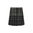 Plaid Printed Pleated Skirt