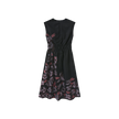 Painted Floral Waisted Dress