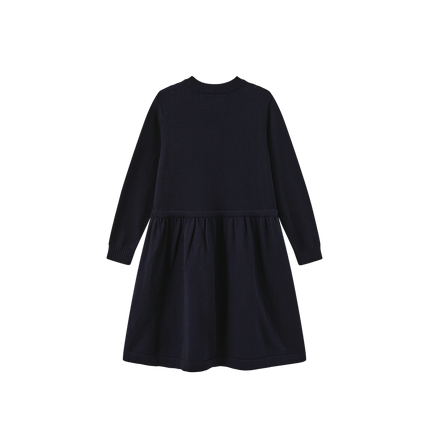 Tanvi Contrast Neck Dress