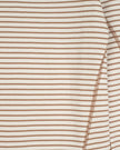 Striped Seamed Detailed Tee