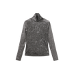 Velor Plaid Turtleneck