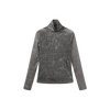 Velor Plaid Turtleneck