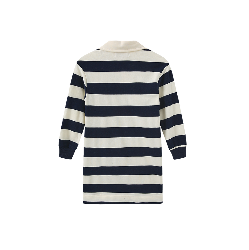 Trill Striped Sweatshirt Dress