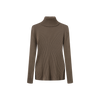 Wide Ribbed Knit Turtleneck