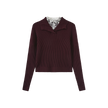 Ribbed Knit Turtleneck Sweater