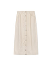 Denim Button Down Skirt