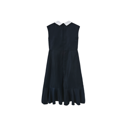 Taffeta Collared Waisted Jumper