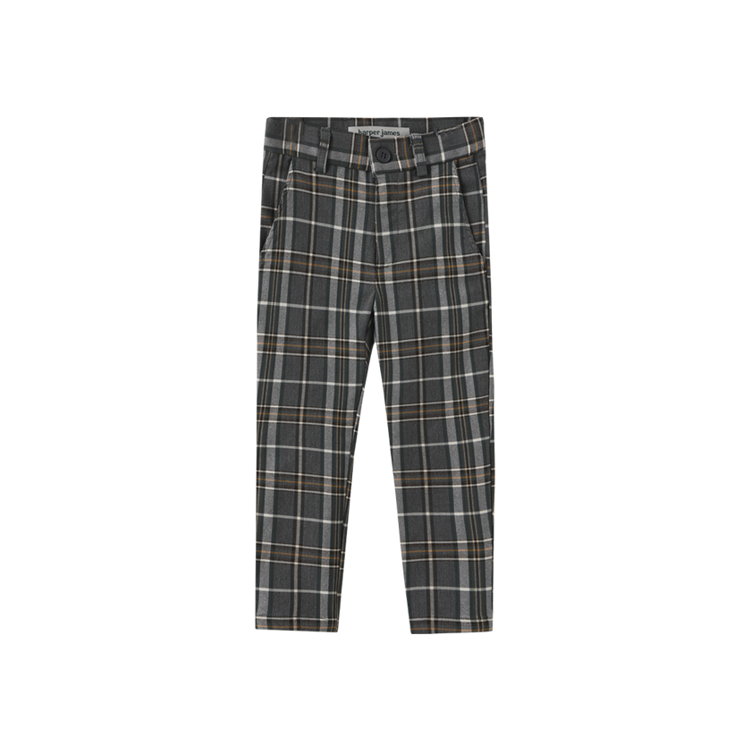 Brace Plaid Pants