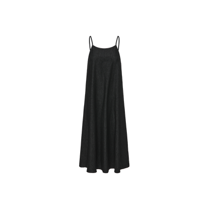 Denim Midi Thin Strap Slip Dress