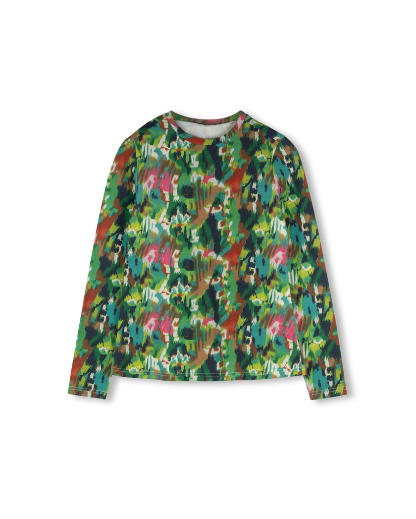 Printed Ribbed Tees