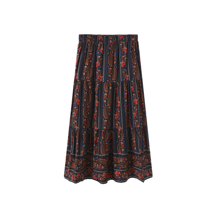 Suzie Printed Tiered Skirt