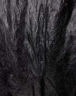 Creased Effect Leather Skirt