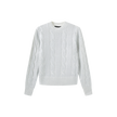 Metallic Cable Knit Sweater