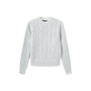 Metallic Cable Knit Sweater