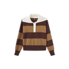 Stripe Contrast Collar Knit Sweater