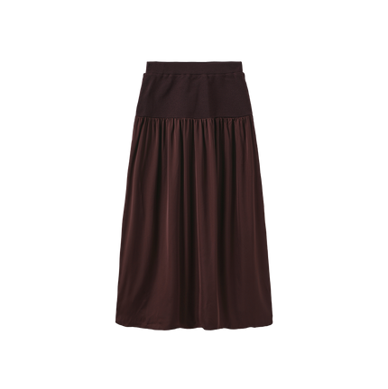 Hypnotic Knit Silk Skirt