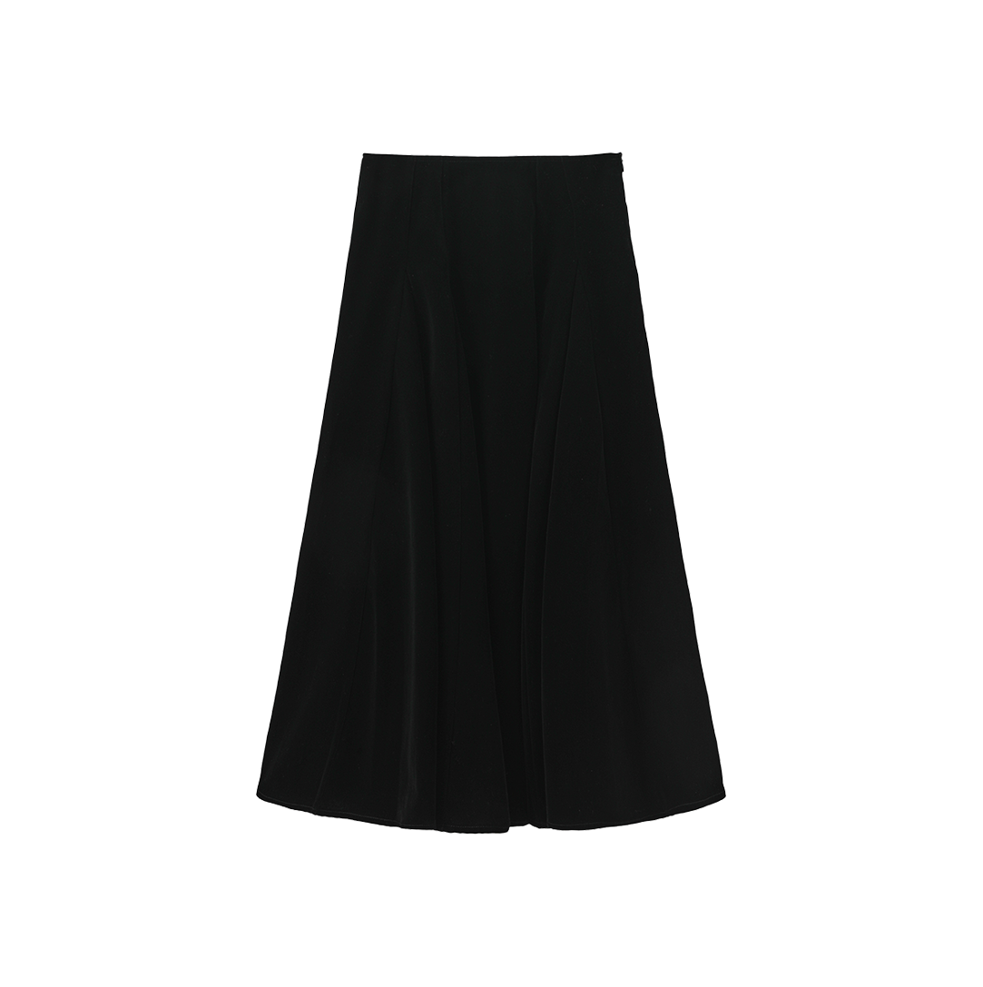 Velvet Open Paneled Skirt