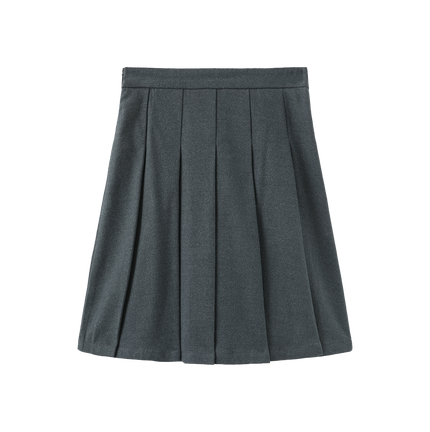 Poppy Wool Pleated Skirt