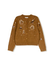 Harry Embroidered Beaded Knit Cardigan