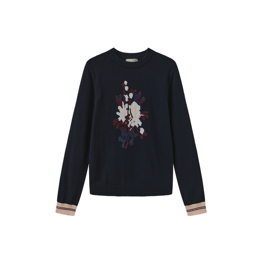 Rustic Flower Sweater