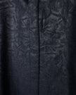 Creased Effect Leather Skirt