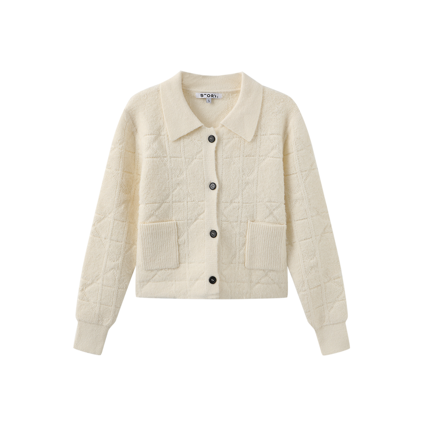 Textured Detailed Jacket