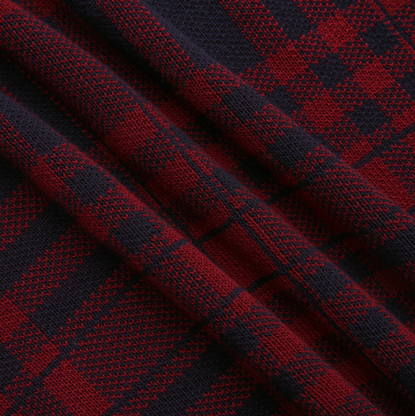 Marco Knit Plaid Top