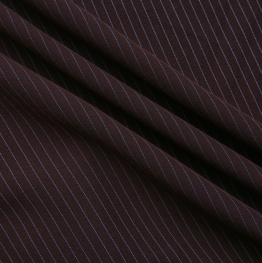 Pinstripe Drawstring Dress