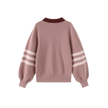 Striped Sleeve Knit Sweater