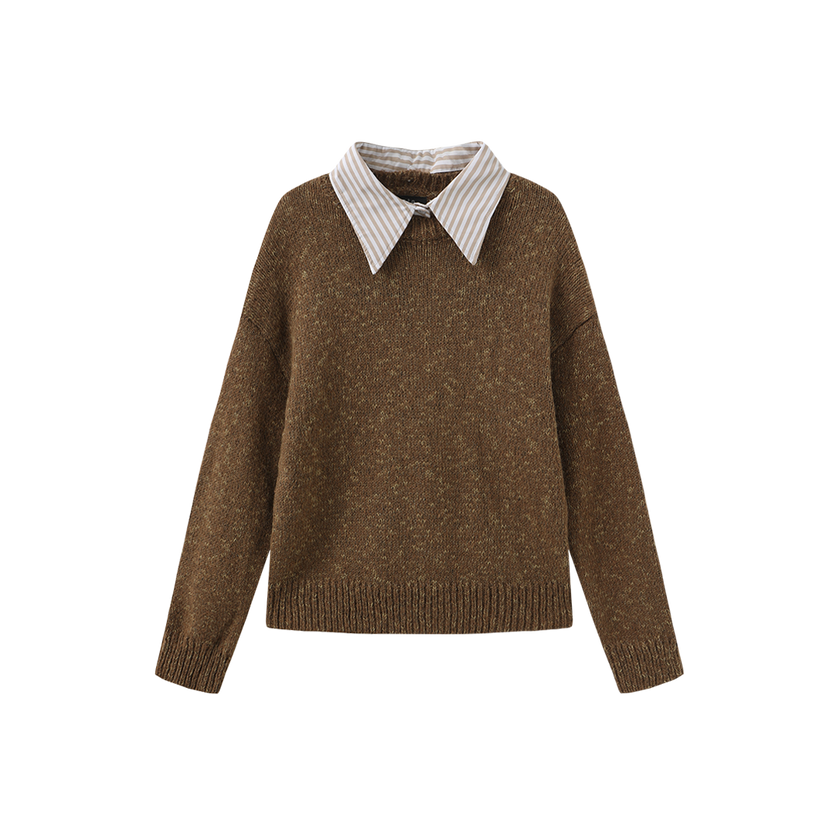 Collared Chunky Sweater