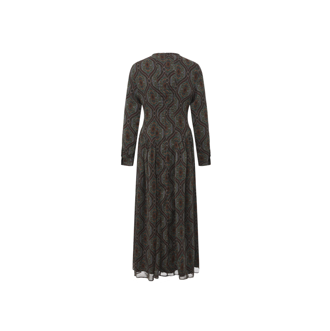 Fitted Full Printed Dress