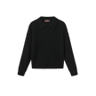 Cable Knit Flat Collar Sweater
