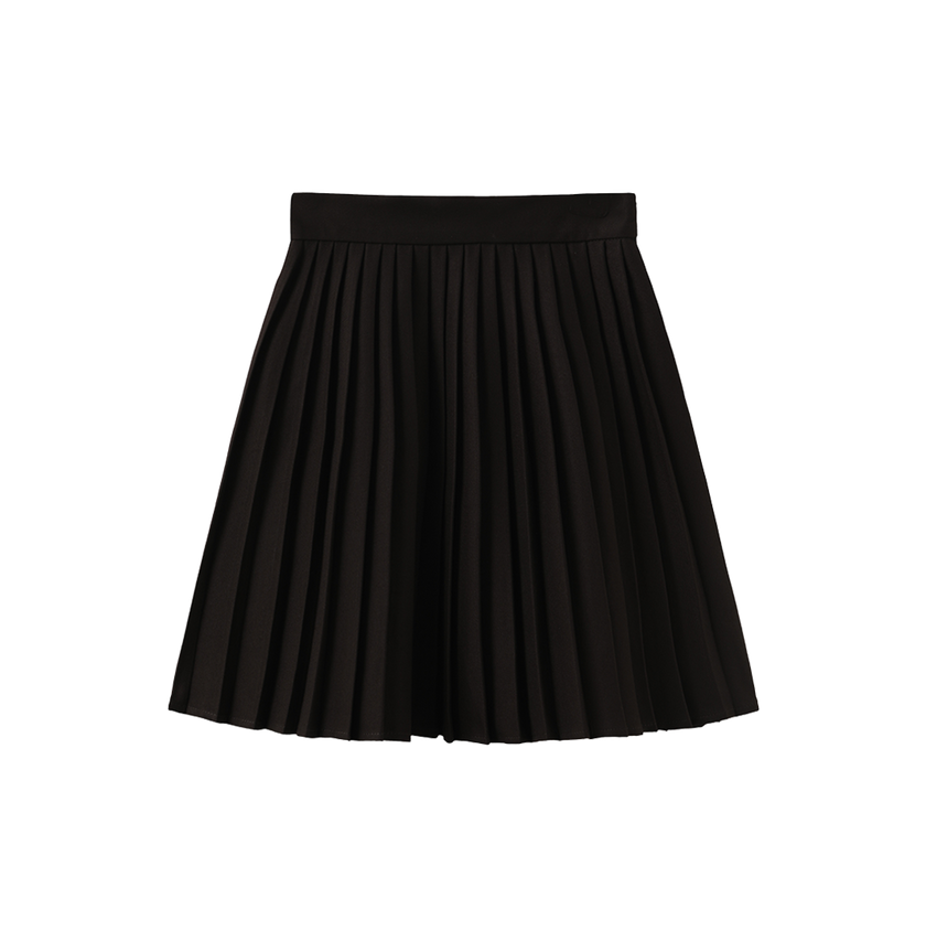 Reg Wool Pleat Skirt