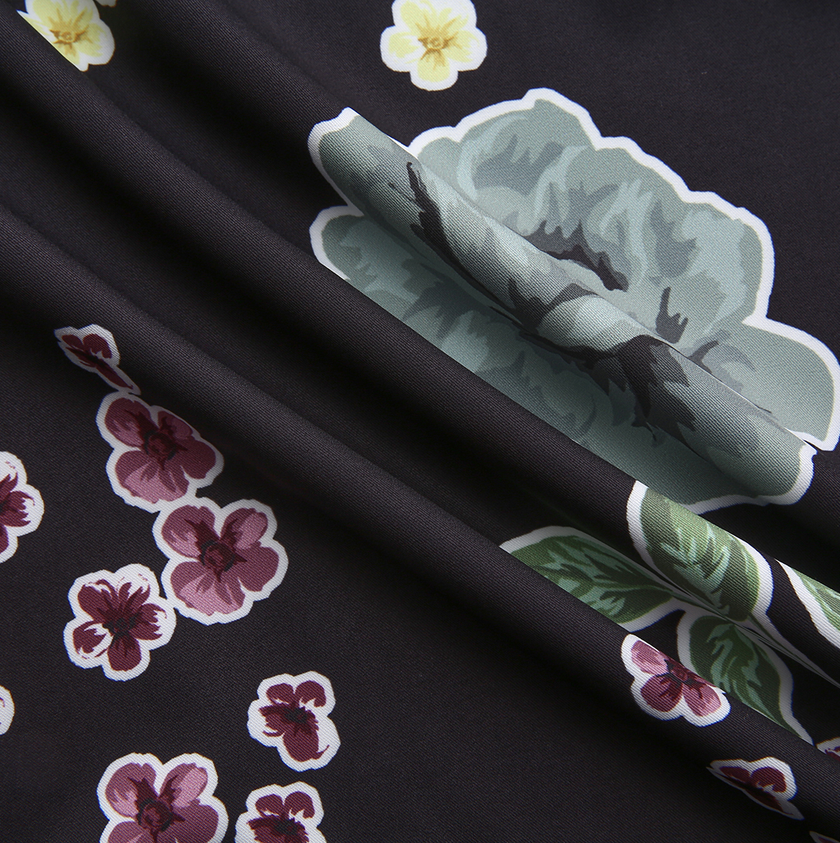 Big Print Flower Skirt