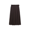 Harley Silk Print Pleat Skirt