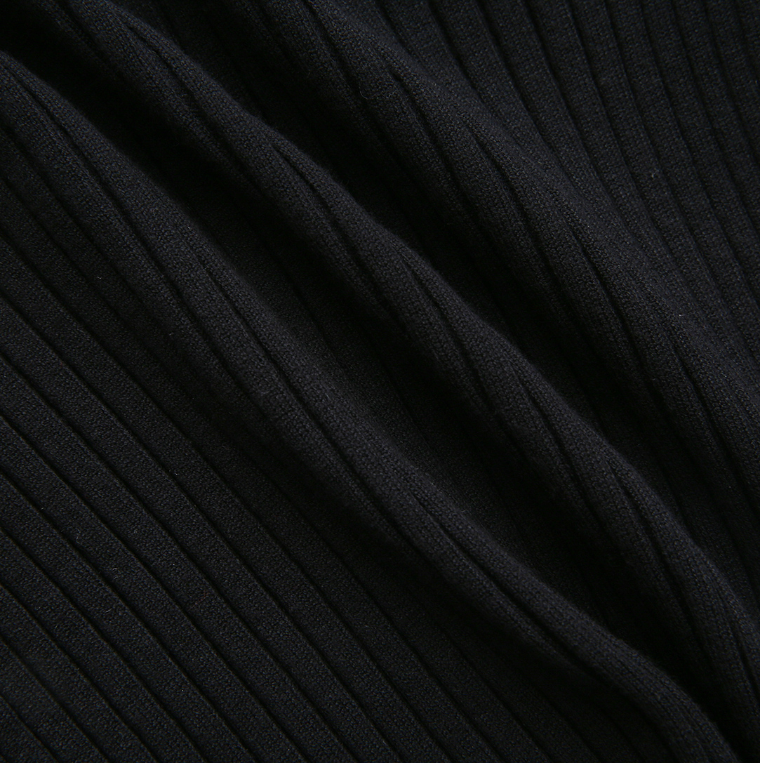 Wide Ribbed Knit Cardigan