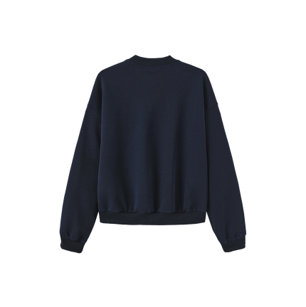 Bird Embroidered Detailed Sweatshirt