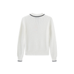 Piko Ribbed Knit Trim Sweater