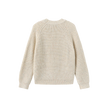 Marled Knit Cable Pattern Sweater