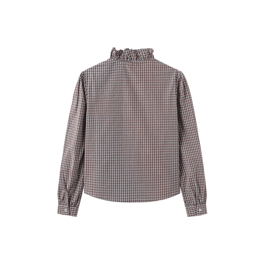 Ruffle Neck Blouse