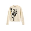 Sewed Flower Sweater