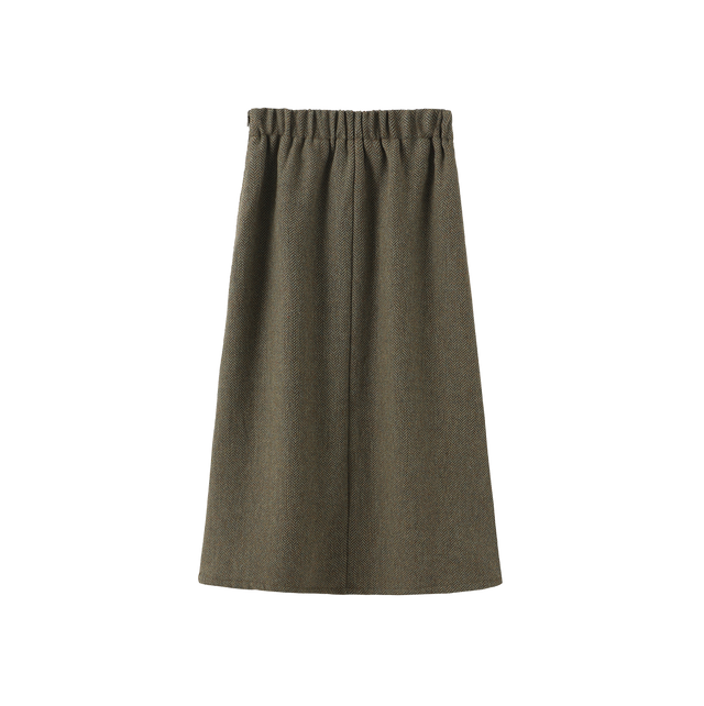 Chlo Wool Midi Skirt