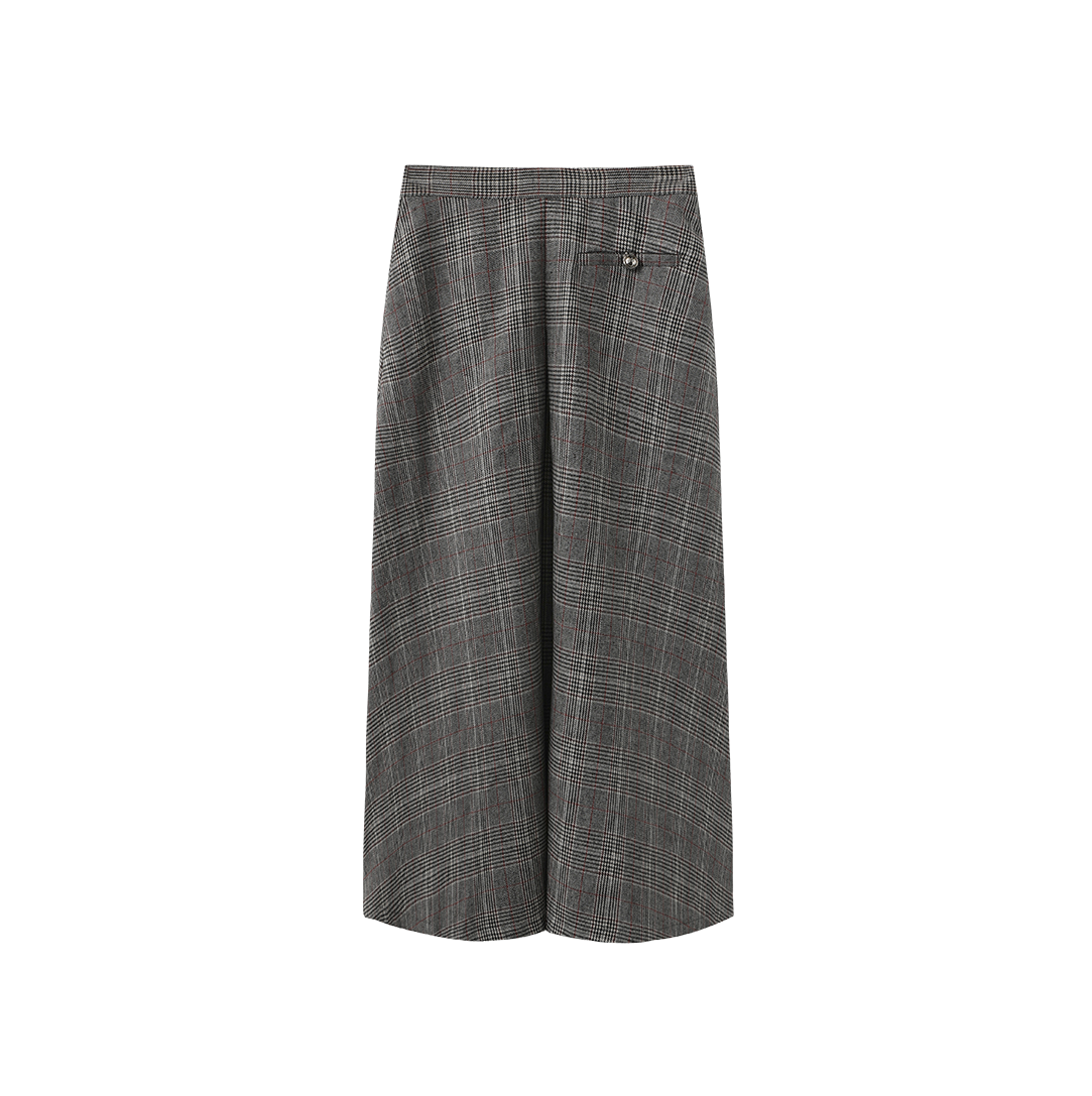 Pico Plaid Single Pocket Skirt